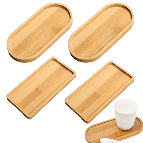Rebanky 4 Stück Bambus Tablett Rechteckig Ovale Holztablett Klein Bambus Serviertablett Bamboo Tablett Bambustablett Servierplatte Bambus für Untersetzer Tee Kaffee Kuchen Rebanky 4 Stück Bambus Tablett Rechteckig Ovale Holztablett Klein Bambus Serviertablett Bamboo Tablett Bambustablett Servierplatte Bambus für Untersetzer Tee Kaffee Kuchen von Rebanky