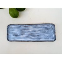 Kleines Tablett Rechteck, Handgemachte Servierplatte Aus Keramik von RebeccaKahanCeramics
