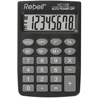 Rebell HC 108 Taschenrechner schwarz von Rebell