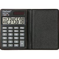 Rebell Taschenrechner SHC 108 schwarz/grau Rebell Taschenrechner SHC 108 schwarz/grau von Rebell