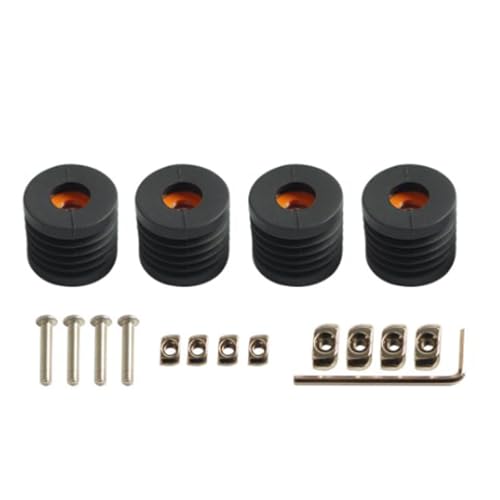 4 Stück Gummi Pad Für X1C Drucker Staubdichte Füße rutschfest Und Kratzfest Anti Vibrations Gummi Schock Pad von Rebellious