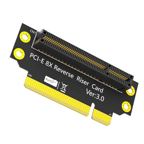 PCIe 8X 90 Grad Reverse Male Zu Weiblicher PCIe 8X Bis 8X Adapter Risers Board Risers Card Für Server PC von Rebellious