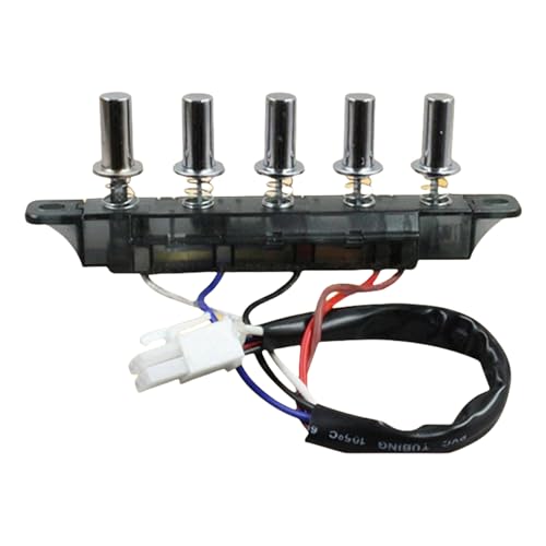 Praktische Klaviertyp Pushbutton Schalter Benutzerfreundlicher Pushbutton Kunststoffschlüssel Perfekt Für Küchengeräte Range Hood Druckknopfschalter von Rebellious