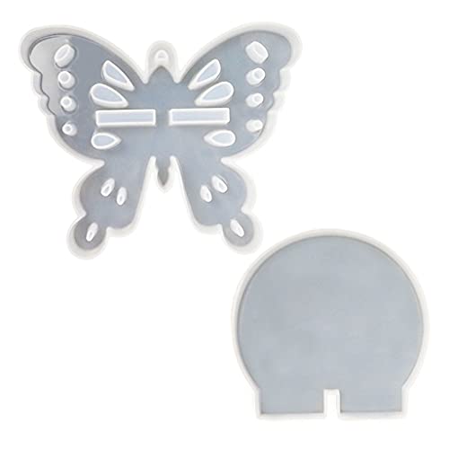 Rebellious 1 Set Silikon Harz für Schmetterling Tablett Form Epoxidharz Casting Formen für Schmuck Kopfbedeckungen Lagerung Platte von Rebellious