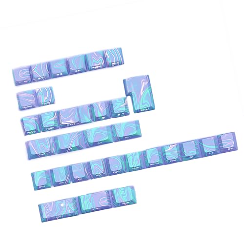 Rebellious 136Keys Kycaps Anpassbare Backlight Tastatur Tastaturkaps Set Mit Komfortabler Höhe Für Mechanische Tastaturen von Rebellious
