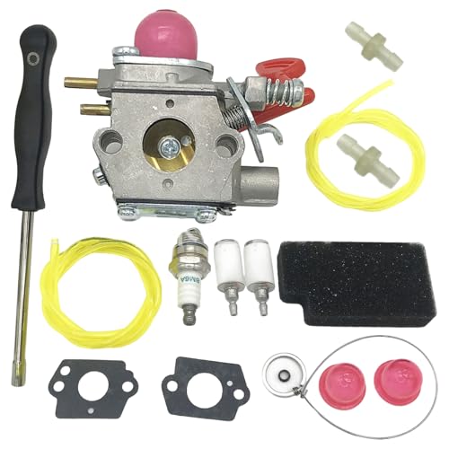 Rebellious 545081855 Vergaser Set Mit Primer Glühbirnen Und Sparks Steckern Die Für BVM200C BVM200VS P200C GBV325 P325 Weedeeder Blower Geeignet Sind von Rebellious