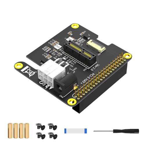 Rebellious 6-Pin Anschlüsse PCIE 1X Adapter Mit Kabel Externe 12-V Stromversorgung 40-Pin GPIO Header Anschlüsse Für Die Entwicklung von Rebellious