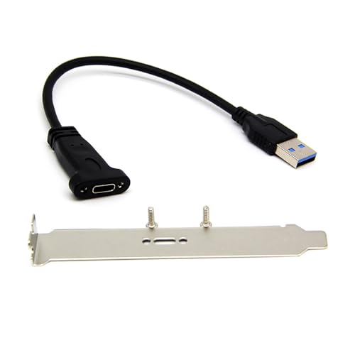 Rebellious Computer Chassis Mainboard Adapterschrauben USB EIN Mann Zu USB C Weiblich Mit Klammer Für Sichere Installation Und Stabilität von Rebellious