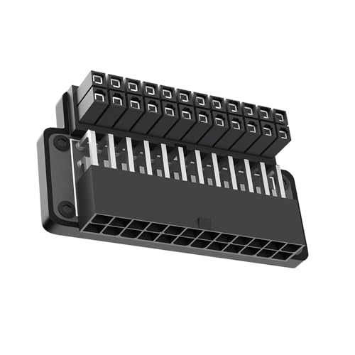 Rebellious Desktop PC Mainboard 24Pin Zu 24Pin 90 Grad Netzteil Adapter Board Mainboard Strom Anschluss Platzsparend Rebellious Desktop PC Mainboard 24Pin Zu 24Pin 90 Grad Netzteil Adapter Board Mainboard Strom Anschluss Platzsparend von Rebellious