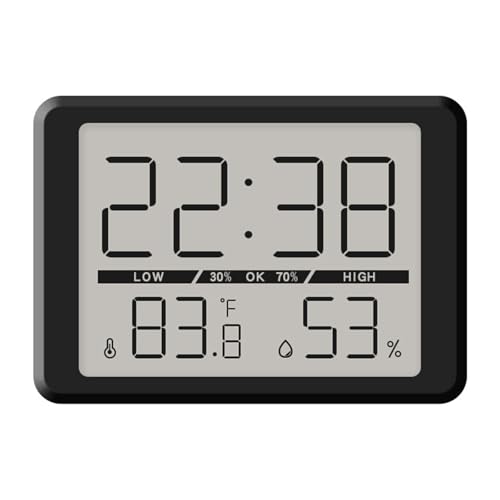 Rebellious Digitaler Wecker Mit Innentemperatur Und Feuchtigkeitszeitanzeige LCD Bildschirm Backlight Battery Operated LCD Display Takt Rebellious Digitaler Wecker Mit Innentemperatur Und Feuchtigkeitszeitanzeige LCD Bildschirm Backlight Battery Operated LCD Display Takt von Rebellious