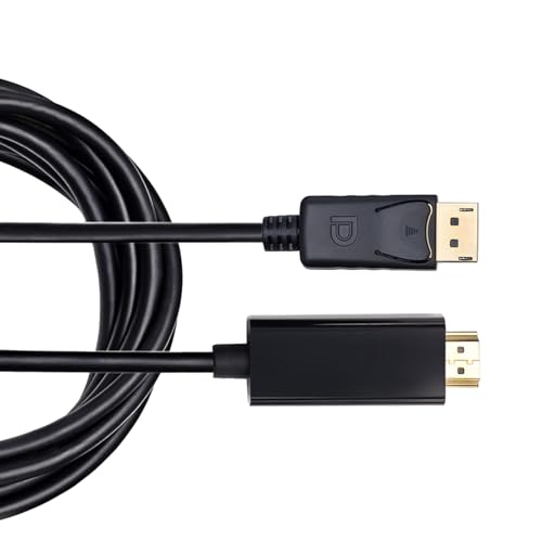 Rebellious DisplayPort Zum HDTV Anschlussverbindungskabel Mit Goldenen Steckern Unterstützung 1920x1080p Für Die Verwendung Von Zuhause Und Büro von Rebellious