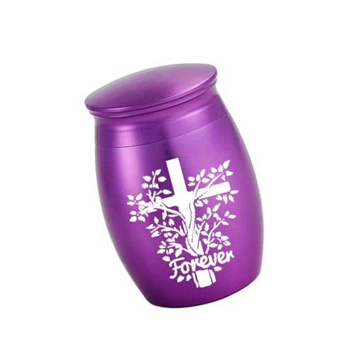 Rebellious Einfache Asche Urne Gedenkschmuck Schmuck Cremation Box Metal Jar Cremation Schmucksarbe Für Asche Aluminiumlegierung Haustier von Rebellious