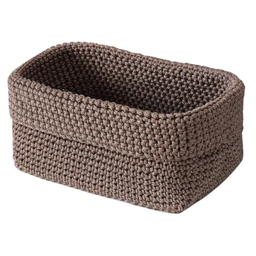 Rebellious Gewebte Aufbewahrungskorb Dekorative Organisatoren Mülleimer Für Handtuchbuch Stoffschuhe Snacks Windel Handtuch Geschenkkörbe von Rebellious