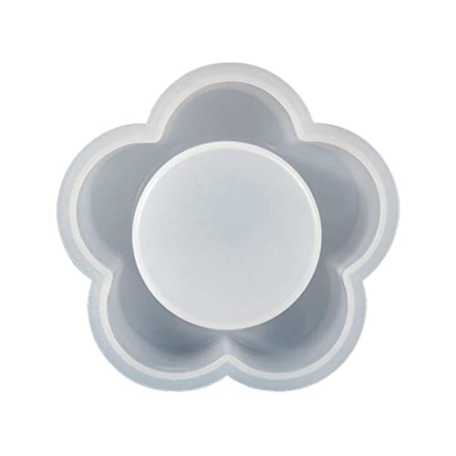 Rebellious Harz Kerzenhalter Silikonform Pflaume Teelicht Harzform Kerzenständer Epoxidgussform für DIYJewelry Box Home Decor von Rebellious
