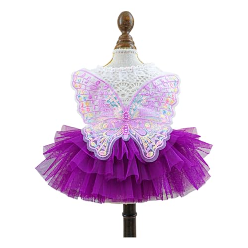 Rebellious Hunde Schmetterling Spitzenkleid Für Kleine Hundesticker Schmetterling Fotoshooting Tüllrock Haustier Rock Haustier Kostüm Rebellious Hunde Schmetterling Spitzenkleid Für Kleine Hundesticker Schmetterling Fotoshooting Tüllrock Haustier Rock Haustier Kostüm von Rebellious
