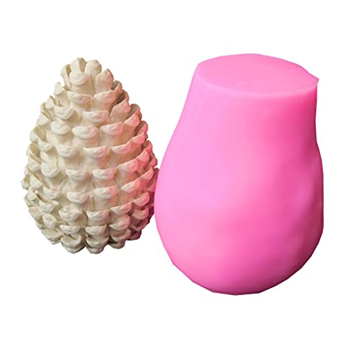 Rebellious Kiefer Kegel 3D Kerze Seife Form Kerze Epoxy Form Handgemachte Kerzen Wachs Seife Formen für Dekoration von Rebellious