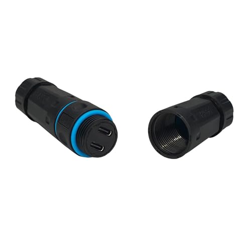 Rebellious Networking Anschluss IP68 Wasserdichtes Doppelanschluss 10GPBS USB C Kabel Networking Ethernet Extender Panel Mount Für Outdoor von Rebellious