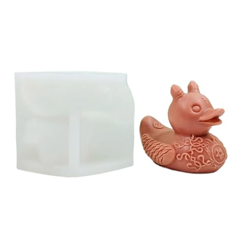 Rebellious Satans Ente Kerze Silikonform Kristall Epoxidharz Form Kerzenherstellung Werkzeug handgemachte Seife Schokolade Kuchenf von Rebellious