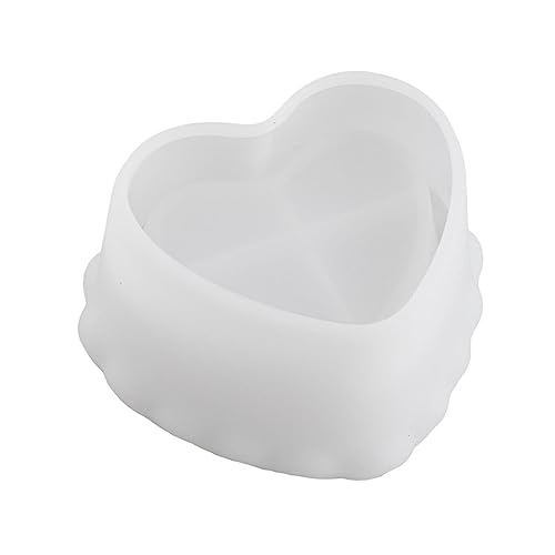 Rebellious Silikonform Liebe Herzform Epoxidharz Formen Kerzenglas Aufbewahrungsbox Form Schmuckherstellung Werkzeug Betonforme von Rebellious