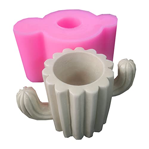 Rebellious Sukkulenten Blumentopf Form 3D Seife Form Kerze Epoxy Form Handgemachte Kerzen Wachs Seife Formen für D von Rebellious