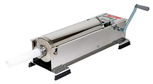 Reber Wurstfueller Wurstmaschine Wurstpresse Wurstfuellmaschine mit 2 Geschwindigkeiten INOX, 8 Kg von Reber