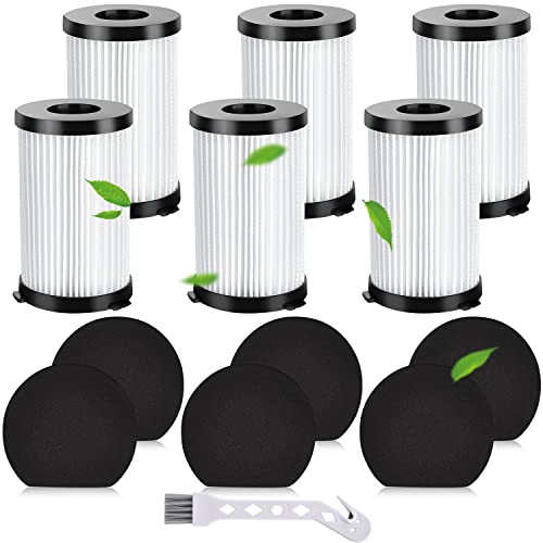 Rebirthcare 3 stück filter für ariete handyforce 2761 2759 akkustaubsauger ersatzfilter ersatzteile zubehör für moosoo d600 d601 & iwoly v600 staubsaugerfilter (2761-6pcs) von Rebirthcare