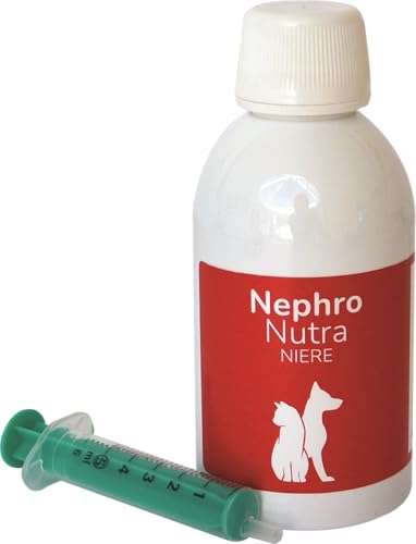NephroNutra Ergänzungsfuttermittel für Hunde & Katzen: Unterstützt Nierenfunktion, Mit Phosphatbindern, Chitosan & B-Vitaminen, Flüssige Form für einfache Dosierung, 200ml NephroNutra Ergänzungsfuttermittel für Hunde & Katzen: Unterstützt Nierenfunktion, Mit Phosphatbindern, Chitosan & B-Vitaminen, Flüssige Form für einfache Dosierung, 200ml von ReboVet