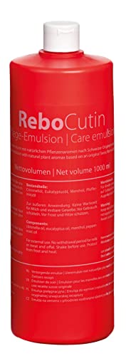 ReboCutin Euter-Emulsion: Tiefenwirksame Euterpflege nach Schweizer Rezept, Kühlend & Regenerierend, Ideal für Rinder, Schafe, Ziegen & Kleintiere 1000 ml von reboVet