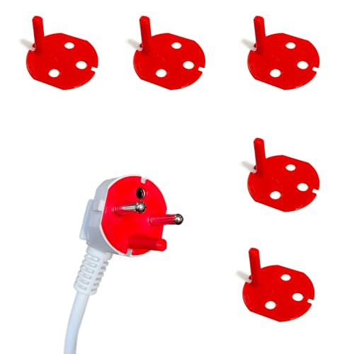 50 rote Stecker-Auslöser – Typ Legrand – Strom 2P + T – kompatibel mit allen roten Standardsteckdosen 50 rote Stecker-Auslöser – Typ Legrand – Strom 2P + T – kompatibel mit allen roten Standardsteckdosen von Reborn-France