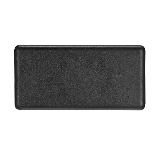 Rebower 10 Stk Einloch-Rechteck-Aluminium-Extrusions-Endkappe [für Aluminium-Lenkerenden, Lagerregal] - 20 x 40 mm von Rebower