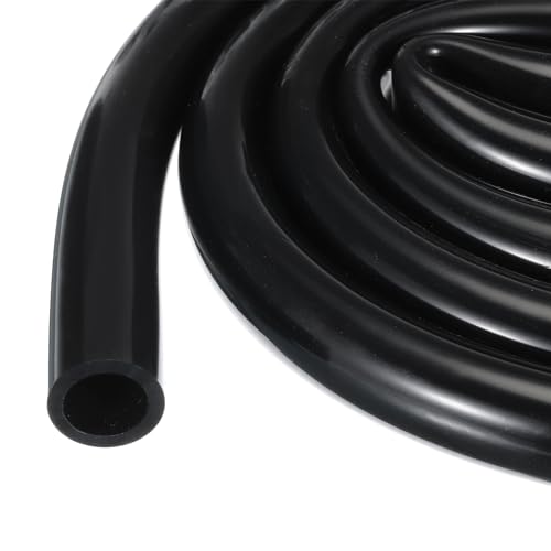 Rebower Silikonschlauch Lebensmittelecht 4.8mm ID x 8mm OD, 1 Meter Kondensatschlauch, Transparenter Wasserleitung für Pumpen, Siphons, Entwässerung, Bewässerung (Schwarz) Rebower Silikonschlauch Lebensmittelecht 4.8mm ID x 8mm OD, 1 Meter Kondensatschlauch, Transparenter Wasserleitung für Pumpen, Siphons, Entwässerung, Bewässerung (Schwarz) von Rebower