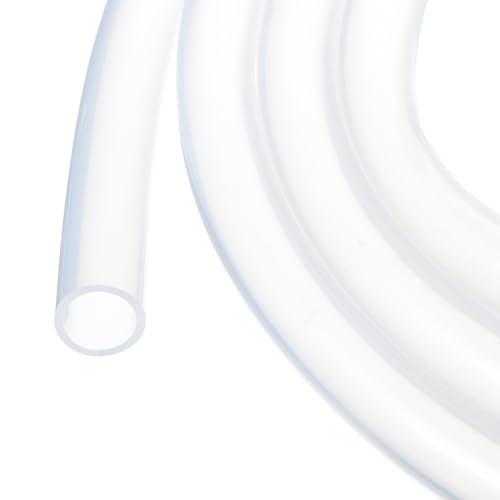 Rebower Silikonschlauch Lebensmittelecht 19mm ID x 25.4mm OD, 1 Meter Kondensatschlauch, Transparenter Wasserleitung für Pumpen, Siphons, Entwässerung, Bewässerung Rebower Silikonschlauch Lebensmittelecht 19mm ID x 25.4mm OD, 1 Meter Kondensatschlauch, Transparenter Wasserleitung für Pumpen, Siphons, Entwässerung, Bewässerung von Rebower