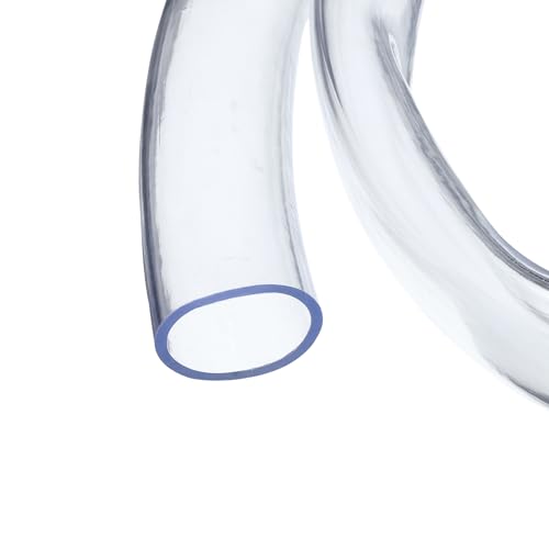 Rebower 5ft 31.8mm x 38.1mm Klarer Kunststoff PVC-Schlauch Flexibles Vinylrohr, [für Gartenbewässerung, Wasserschlauch, Fischtank, Aquarium] von Rebower