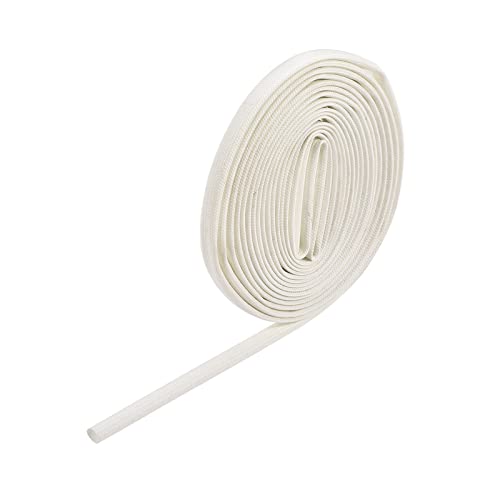 Rebower GlasfaserHülse Isoliert Kabel Schutz Rohr - 9.8Ft-5mm / Weiß von Rebower