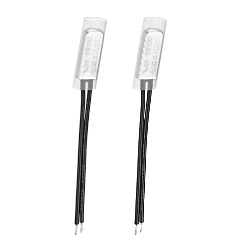 Rebower KSD9700 NO 40C Temperatur Kontrolle Schalter Thermostat Thermische Beschützer Schalter - Normalerweise Geöffnet/250V 5A/Metall/2 Pack von Rebower