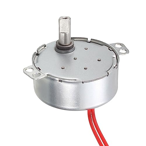 Rebower Plattenspieler-Synchronmotor 50-60Hz 12 VAC CW 4W (5-6RPM) Elektromotor Plattenspielermotor für Cup Turner Elektrolüfter von Rebower