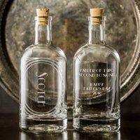 Papa, Der An Zweiter Stelle Steht-Personalized Etched Spirit Decanter-Home-Bar/Bar-Wagen-Essentials Für Einen Trinkenden Pops-Custom-Geschenke Den von RecEtch