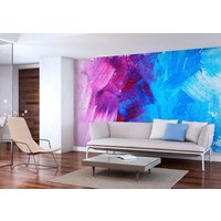 Abstraktes, Entfernbares Wandbild - Selbstklebende Vinyl-Tapete Zum Abziehen Und Aufkleben, Aufkleber. Benutzerdefiniertes Format Abstraktes, Entfernbares Wandbild - Selbstklebende Vinyl-Tapete Zum Abziehen Und Aufkleben, Aufkleber. Benutzerdefiniertes Format von Recallart