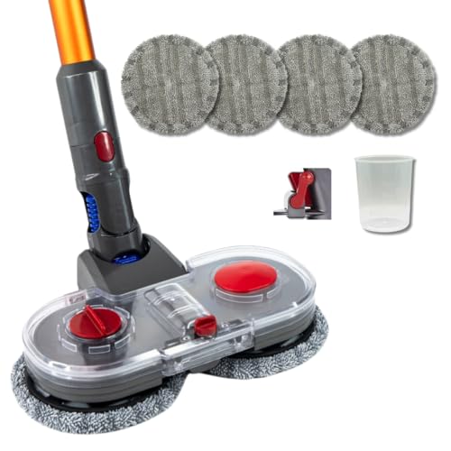 Vollständiges Moppkopf-Set für Dyson V11 V10 V8 V7 mit Wassertank und 6 Ersatztüchern. von Recamania