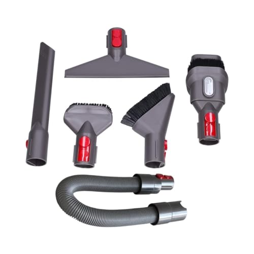 Set von anpassbare Zubehörteilen für Dyson V7 V8 V10 V11: Enthält 5 Bürsten und flexibles Rohr. von Recamania