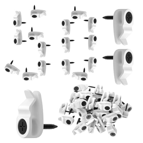 Rechory Clips für Außenlichterketten | robuster Lichthaken | robuster, wasserdichter Aufhängerhalter für Zuhause, Ausstellung, Urlaub, Dekoration, Fotokunst, Handwerk, Partybeleuchtung Rechory Clips für Außenlichterketten | robuster Lichthaken | robuster, wasserdichter Aufhängerhalter für Zuhause, Ausstellung, Urlaub, Dekoration, Fotokunst, Handwerk, Partybeleuchtung von Rechory