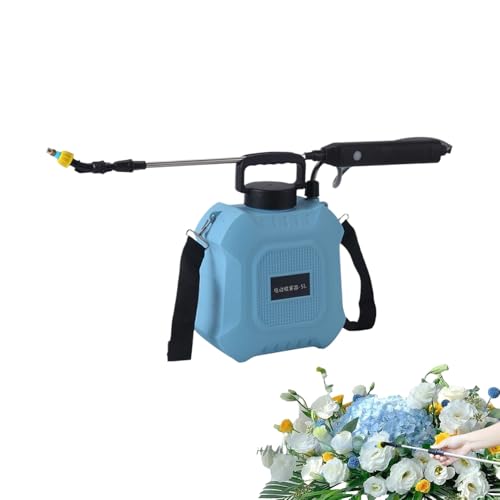 Rechory Hofsprüher, Typ-C Elektrischer tragbarer Wassersprüher, Gartenbedarf mit 3 Düsen zum Bewässern Düngen Reinigung Begasung Bauernhof Gewächshaus Landschaftsbau Hof von Rechory