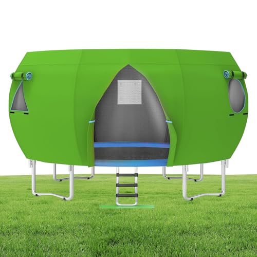 Rechory Trampolin- – Anti-UV-Abdeckung für Hinterhof – Outdoor 14 Fuß Sonnenschutz Trampolin Baldachin für Hinterhof Spielplatz von Rechory