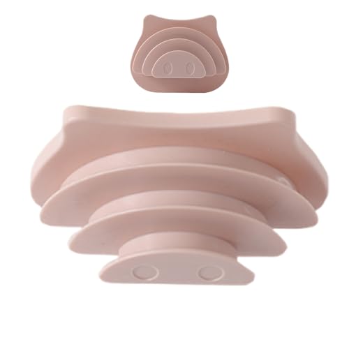 Rechory Wandhaken mit Tiernase, Datenkabel, dekorativer Halter mit 3 Schlitzen, multifunktional, für Wohnzimmer, Büro, Wohnung, Zuhause von Rechory