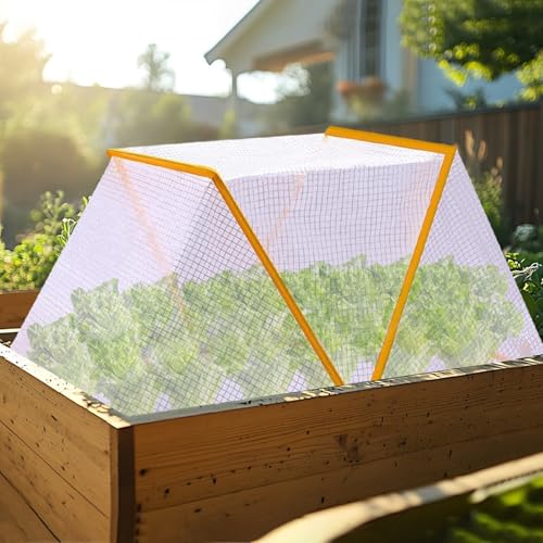 Hochbeet Abdeckung – 82 x 33 x 36 cm Faltbare Pflanzenschutzhülle für Garten & Gemüse, Hochbeet mit Abdeckung, Abdeckung hochbeet, Robust & atmungsaktiv (Groß) von Recitem