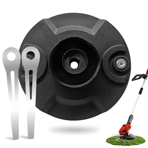 Metallmesser-Set Akku-Rasentrimmer | Ersatzmesser | inklusive Schneidscheibe - statt Nylonmesser oder Kunststoffmesser (Messerscheibe) von Recitem