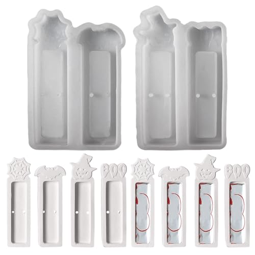 Recitem Halloween Schokoladenhalter Gießform 2er Set Silikonform Für Keksformen Schokoladenformen Recitem Halloween Schokoladenhalter Gießform 2er Set Silikonform Für Keksformen Schokoladenformen von Recitem
