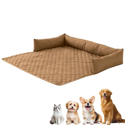 Recitem Hundebett Faltbare Matte Aus Chunya Textil & Baumwolle Dicke Bettdecke Für Hunde Katzen Haushalt Schlafbett In 75x75 75x120 90x90 90x120cm (G) von Recitem