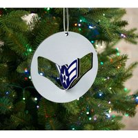 Air Force E-3 Airman 1. Klasse 3D Weihnachtsschmuck Air Force E-3 Airman 1. Klasse 3D Weihnachtsschmuck von Recognitions