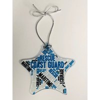 Küstenwache Glas Stern Ornament Küstenwache Glas Stern Ornament von Recognitions